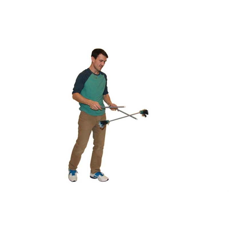 Jolly Lama! Black Majestix Juggling Sticks Devil Sticks