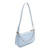 Retro Small Croc Embossed PU Leather Multi-Use Handbag Shoulder Bag
