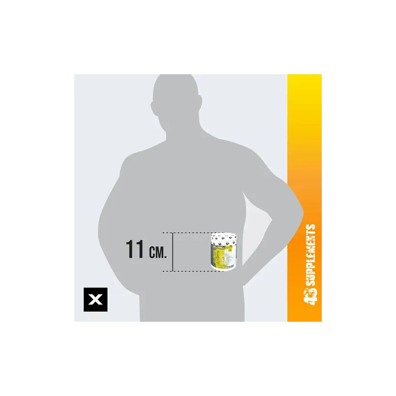 Glutamina en Polvo Sin Sabor 350 g Unflavored Glutamine Powder,