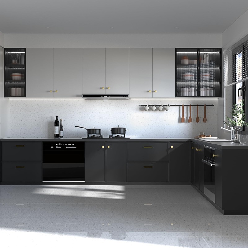 Banqin 20 Pack Gold Cabinet Knobs and Pulls - Round