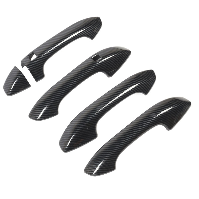 Exterior Door Handle Cover Carbon Fiber Pattern Outside Door Handle
