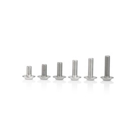Universal 3-Hole Cycling Cleat Screws, 10mm in Length, Stainless Steel, T-25 Tox Head, Fits SPD-SL, Keo, Deltra Style 3-Hole Cleat System, 6 Pack (6, 10mm)