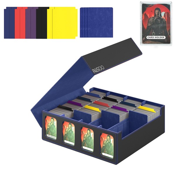 RASOO MTG Deck Box 4-Rows Trading Card Storage Box, 3200+