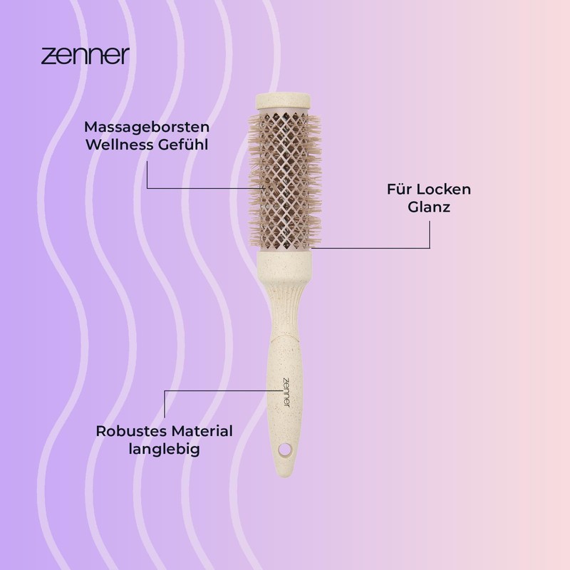 Zenner Lockenbürste – Wet Brush Haarbürste für sanftes Entwirren &