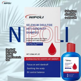 Lmuwecno Lmuwecno Selenium Hair Care Shampoo Oil Control Refreshing Anti-Dandruff Anti-itchScalp Cleansing Shampoo, 300ML