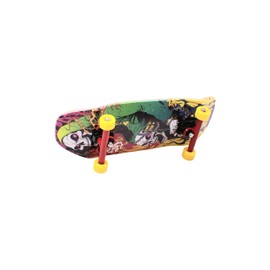 SPITBOARDS 34 mm Fingerboard Oldschool Cruiser Pro Complete Setup, Pre-Assembled 5-Layer Wood, Pro Trucks, Soft Urethane 60D Bearing Wheels, Real-Wear Graphics, Lasered Foam Tape 'Lord of Hell'