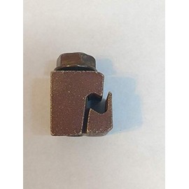 Vice Grip Ground Clamp For Flat Bar Grounding Connector, MacLean Senior industries Si2169 Motion EM2372 Holds up to #4 Solid AWG, Ground Lug with Brass Bolt with 9/16'' Hex Washer Head