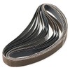 MASUNN 15pcs 25x762mm Sanding Belts 600/800/1000 Grit Aluminum Oxide Sanding