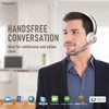 Bluetooth Headset, Wireless Headphones with Microphone Noise Canceling & USB