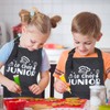 Halinuia Kinder Küchenschürze Wasserfest Verstellbar Le Chef Junior mit 2