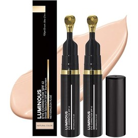 Luminous Eye Corrector SPF 41, 2Pc Eye Concealer Moisturizing And Lightweight-Brightens Skin Tone for Women (Natural, 10ML-2PCS)