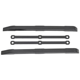 RPM 80312 TRAXXAS X-MAXX BLACK ROOF SKID RAILS protectors plates bars NEW