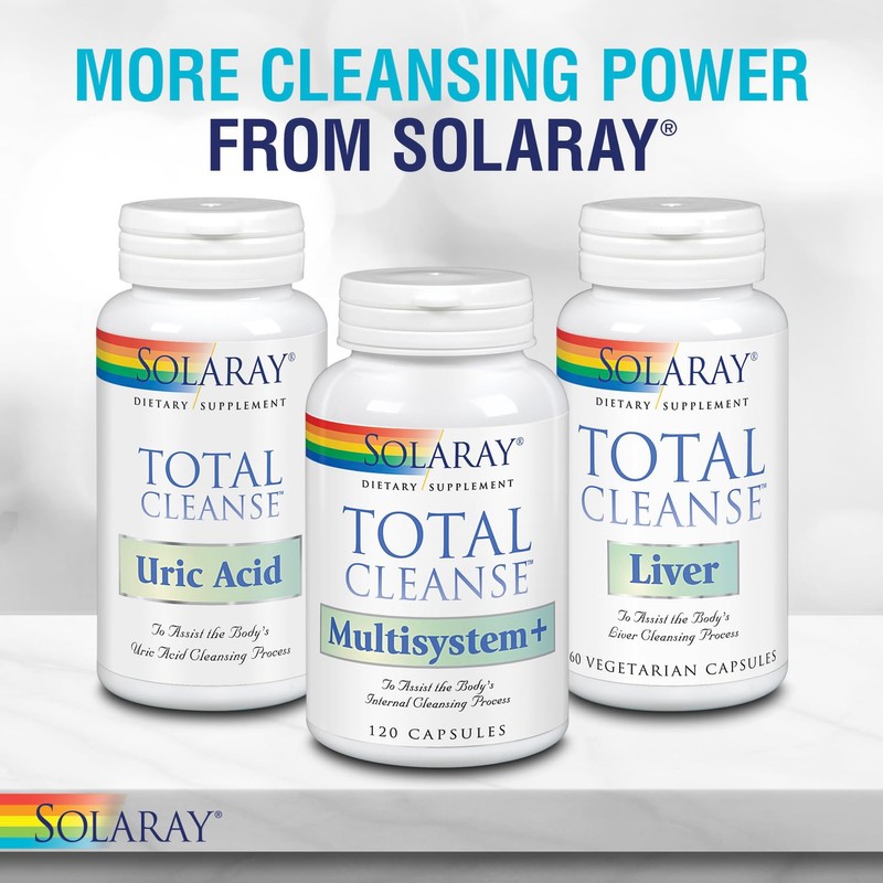 SOLARAY Total Cleanse Lymph - Herbal Wellness Complex - Ginger