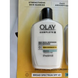 Olay Complete + Daily Facial Moisturizer SPF 40 Sensitive 6.0oz FRESH exp  10/26