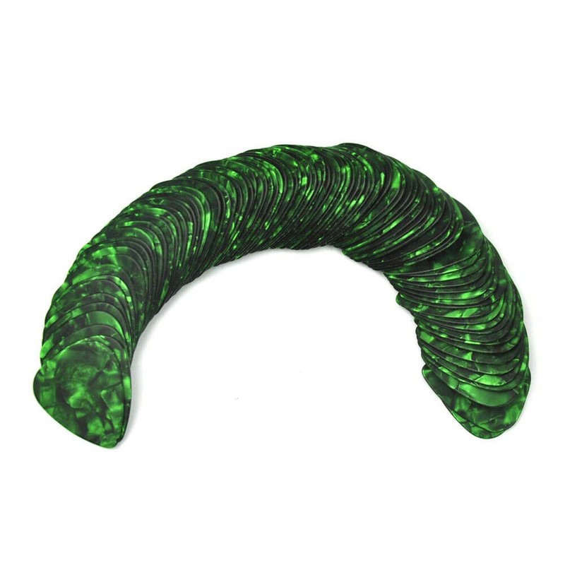 Celluloid Green Pearl Guitar Or Bass Pick - 1.2 mm