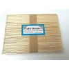 Pack Of 100 Plain Jumbo Sized Wooden Art & Craft