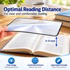 3-Pack 3X Reading Magnifier Sheets for Books, Menus & Documents
