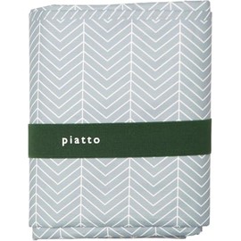 SweetPea Piatto Leisure Sheet Herringbone (L), BLUE GRAY, 68.9 x 59.1 inches (175 x 150 cm), HE006BG (Herringbone Blue Gray (01))