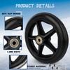 6 Pcs 6 Inch Replacement Walker Wheels with Bearing and