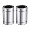 uxcell 2Pcs LM25UU Linear Bearing 25mm Bore 40mm OD 59mm