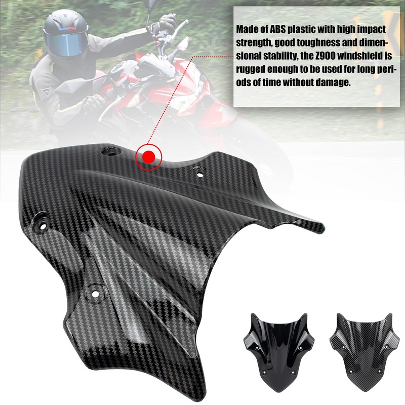 Motorcycle Windshield Windscreen,Front Wind Shield Screen Deflector Parts For Kawasaki