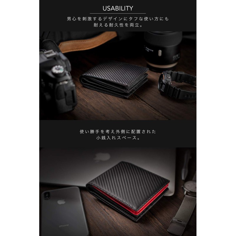 Number7 Men's Bifold Leather Wallet - -
