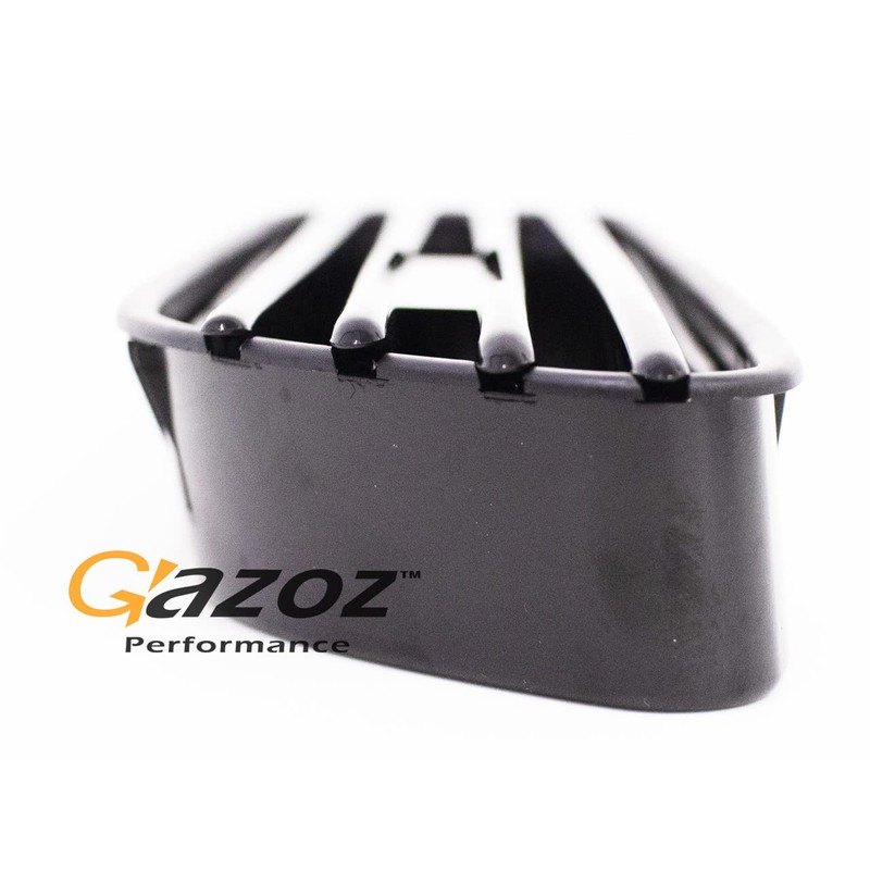 Gazoz Performance Replacement Glossy Black Side Grill Grille Fender Vents