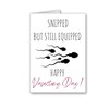 Funny Vasectomy Card snipped but still equipped