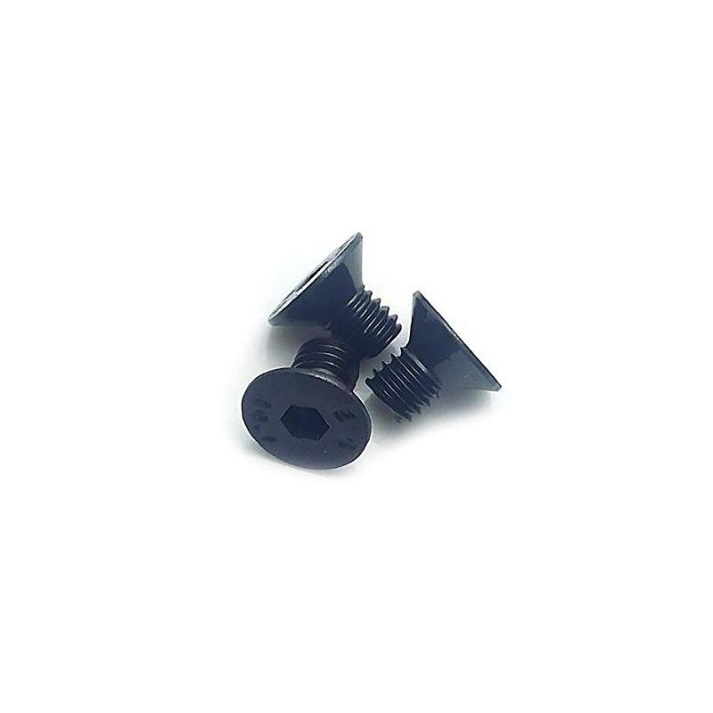 50pcs M4 x 6mm Grade 10.9 Flat Countersunk Hex Socket