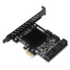 SATA Card 8 Port, PCIE to SATA 3.0 Controller Expansion