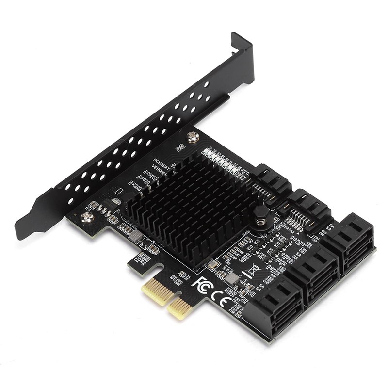 SATA Card 8 Port, PCIE to SATA 3.0 Controller Expansion