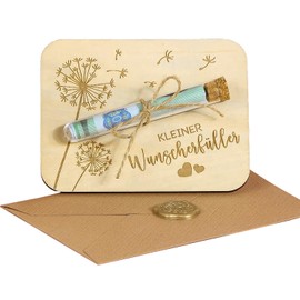 Wish Fulfiller Dandelion Money Gift Packaging, with Test Tubes and Twine, Creative Gift Packaging for Money Gifts, Perfect for Christmas, Birthday, Wedding
