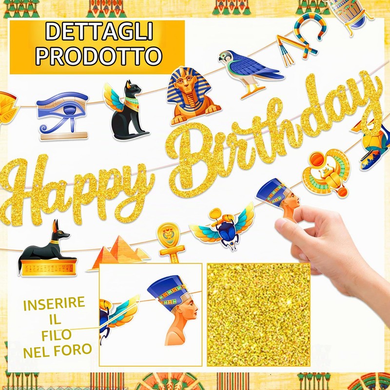 JeVenis decorazioni per feste egiziane antico egitto compleanno decorazioni