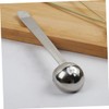 LABRIMP 2pcs Stainless Steel Olive Serving Spoon with Slotted Design