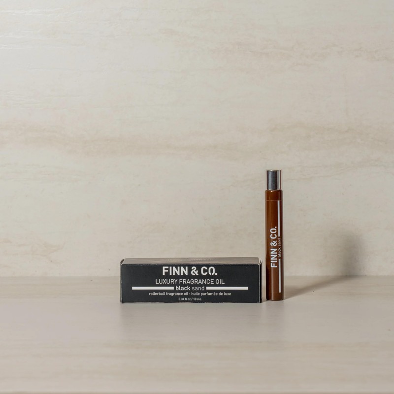 FINN & CO. Black Sand Rollerball Fragrance Oil - Long