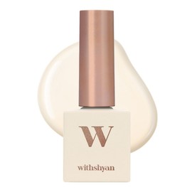 With Shan Professional Gel Polish With Gel, W08 Vanilla Cream, 10g, 1 ea / 위드샨 프로페셔널 젤 폴리쉬 위드젤, W08 바닐라크림, 10g, 1개