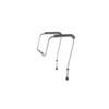Foldable Toilet Safety Rail with Adjustable Height – Universal Fit