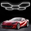 MODERN Hexagon Garage Lights，25 Pack 216W 25920LM High Brightness Hexagon