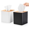 RETON 2 Pack Tissue Box Cover, Square Plastic Tissue Holder
