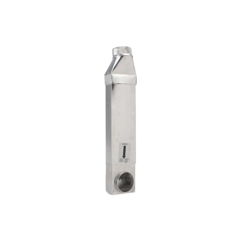 Dundas Jafine UD48S Straight Outlet, Pack of 1, Silver