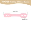 QUARKZMAN Pack of 40 Clothes Hangers, Windproof Plastic Strips Hooks,