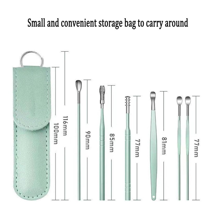 WKHOKI 12 Pcs Ear Pick Earwax Removal Kit, Ear Wax