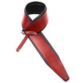 Walker & Williams FPB-03 Pro Series Bourbon Red Premium Grain Leather Strap With Aged Chrome Buckle