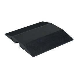 Vestil MRBR-24 Molded Rubber Cable Crossover 23-1/4 In. x 24 In. x 2-1/2 In. 2400 Lb. Capacity Black