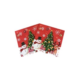 AYAROS 40pcs Christmas Napkins Decorations Sweet Christmas Disposable Paper Napkin for Christmas Holiday Dinner Party Supplies 6.5"
