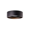 Kuzco Lighting EC18705-BK Trenton Outdoor LED Ceiling Flush Mount, Black