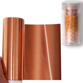99.99% Pure Copper Foil for Crafts, 0.05 mm x 0.1 m x 2 m Flexible Soft Copper Foil, Thin Copper Foil Sealed Package