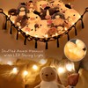 Stuffed Animal Net or Hammock with Light,Yewiwin Macrame Hanging Net