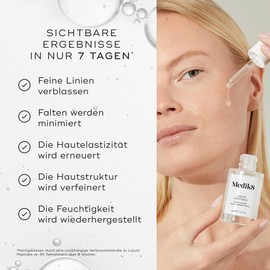 Medik8 Liquid Peptides - 30% Multi-Peptide-Anti-Aging-Serum - Drohnen-Technologie glättet & polstert Falten auf - Unterstützt Kollagen produzierende Zellen - 30ml