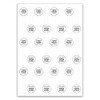240 White Lollipop Sealing Stickers – Hand Made with Love
